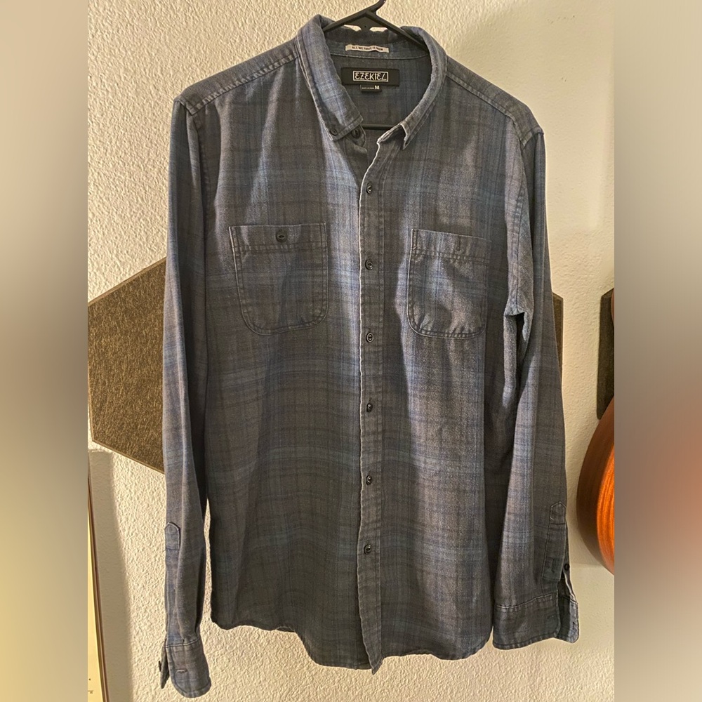 Lightweight Flannel Plaid Shirt